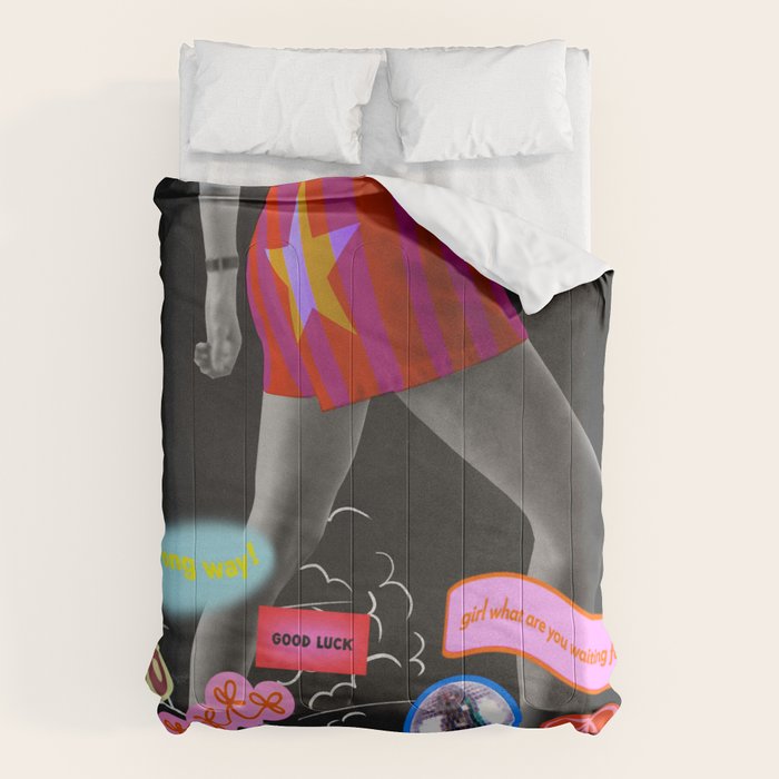 Vroom Vroom, Girl! Comforter Gallery Image 6
