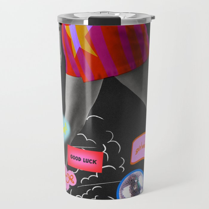Vroom Vroom, Girl! Travel Mug Gallery Image 1