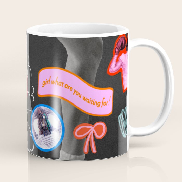 Vroom Vroom, Girl! Coffee Mug Gallery Image 1