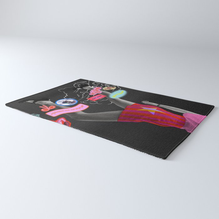 Vroom Vroom, Girl! Rug Gallery Image 3