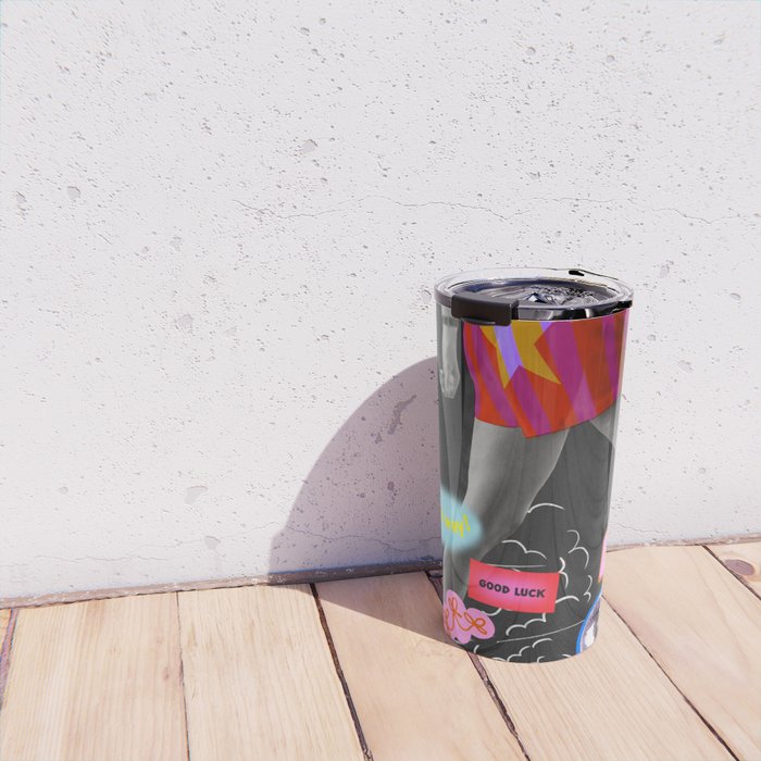 Vroom Vroom, Girl! Travel Mug Gallery Image 4