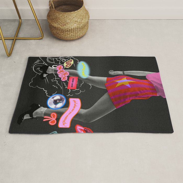Vroom Vroom, Girl! Rug Gallery Image 1