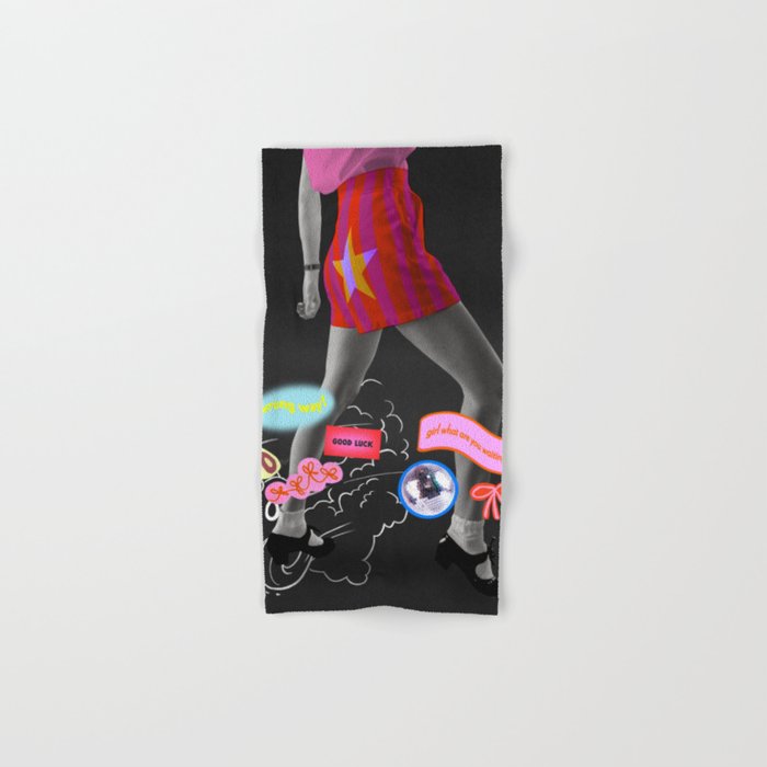 Vroom Vroom, Girl! Bath Towel Gallery Image 1