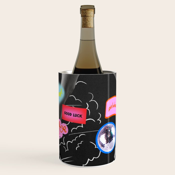 Vroom Vroom, Girl! Wine Chiller Gallery Image 1