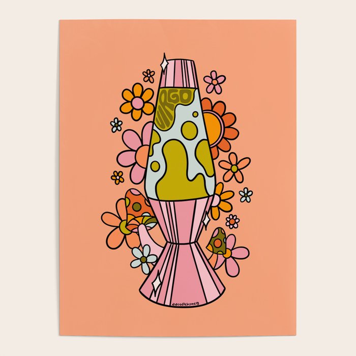 Virgo Lava Lamp Poster Gallery Image 4