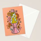 Virgo Lava Lamp Stationery Card Gallery Image 2
