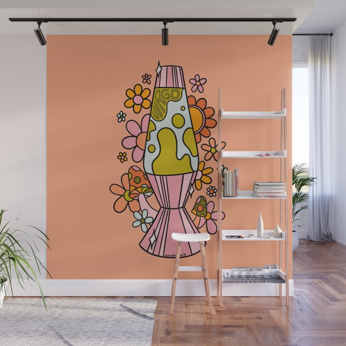 Virgo Lava Lamp Wall Mural Gallery Image 1