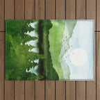 Forest Morning Outdoor Rug Gallery Image 1