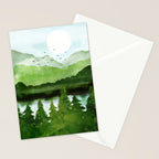 Forest Morning Stationery Card Gallery Image 2