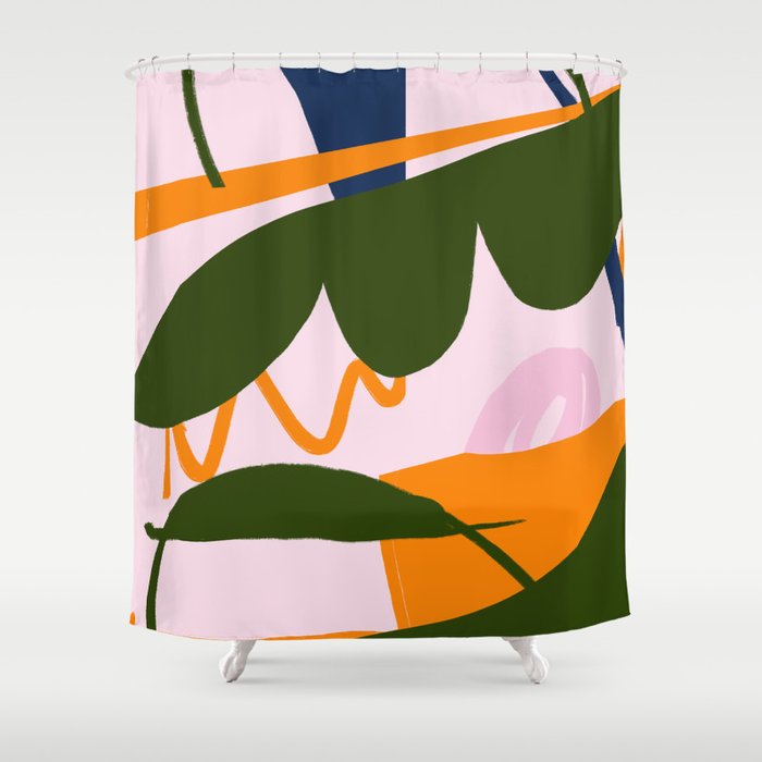 Hey Summer Shower Curtain Gallery Image 1