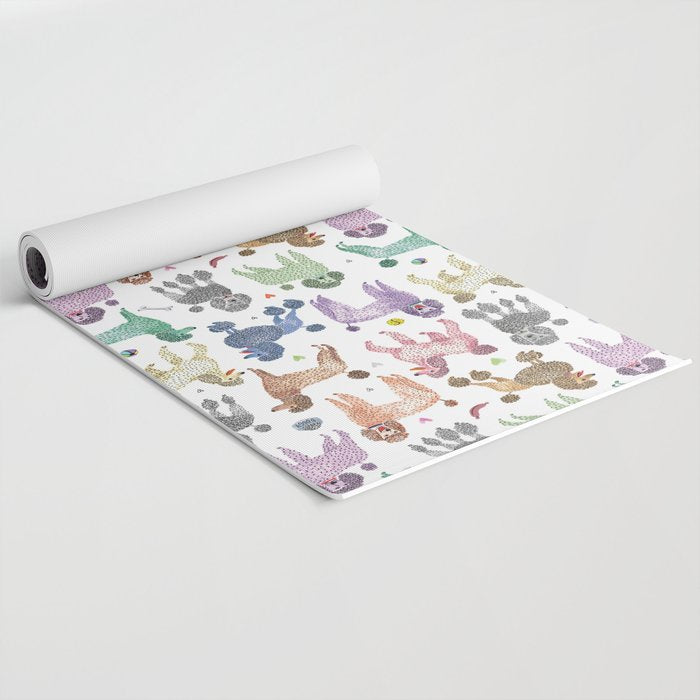 Poodles by Veronique de Jong Yoga Mat Gallery Image 2