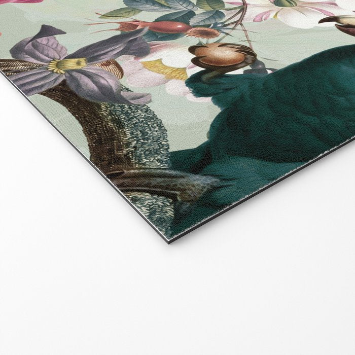 FLORAL AND BIRDS XXII Welcome Mat Gallery Image 2