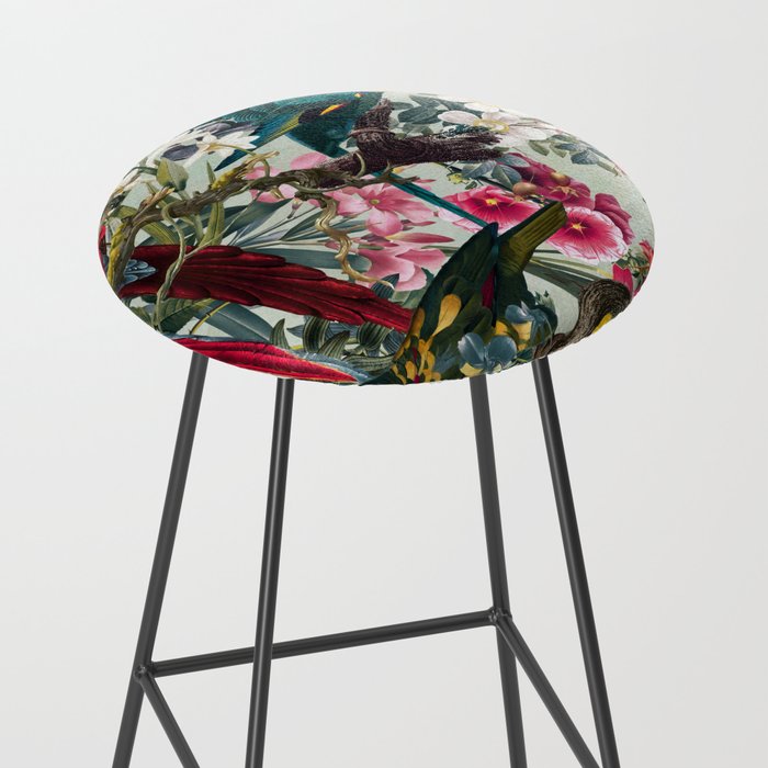FLORAL AND BIRDS XXII Stool Gallery Image 2