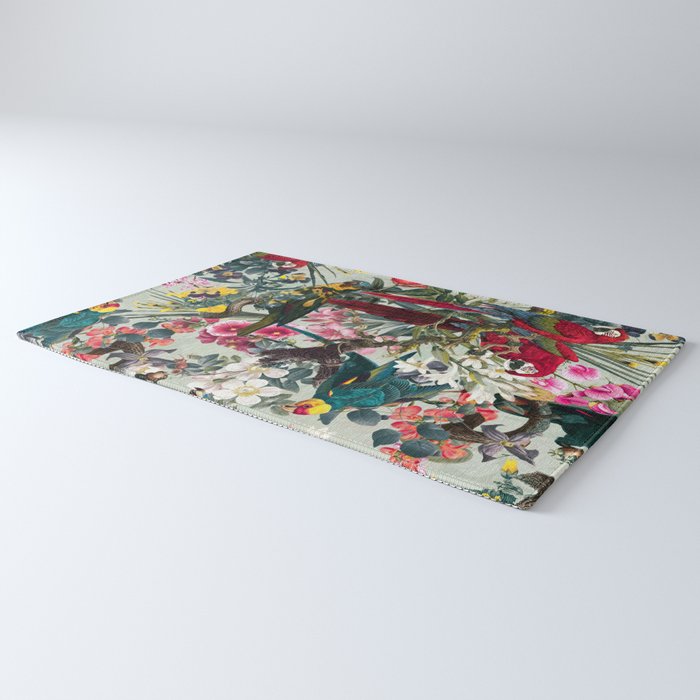 FLORAL AND BIRDS XXII Rug Gallery Image 3