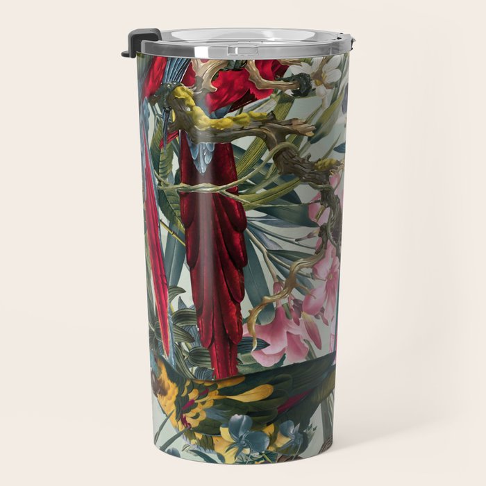 FLORAL AND BIRDS XXII Travel Mug Gallery Image 3