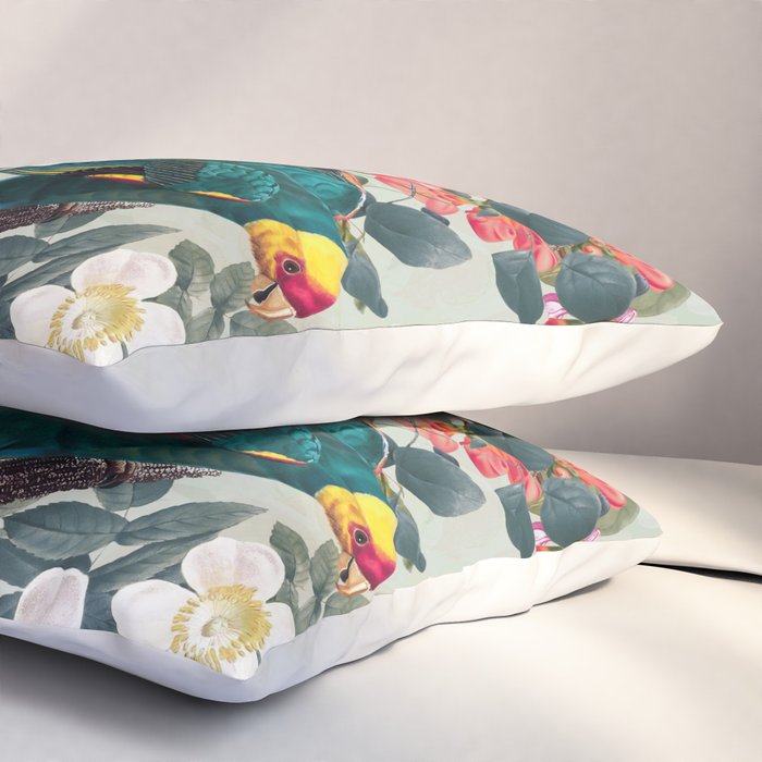 FLORAL AND BIRDS XXII Pillow Sham Gallery Image 3