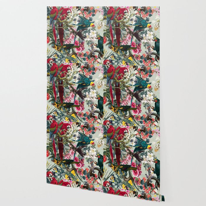 FLORAL AND BIRDS XXII Wallpaper Gallery Image 2