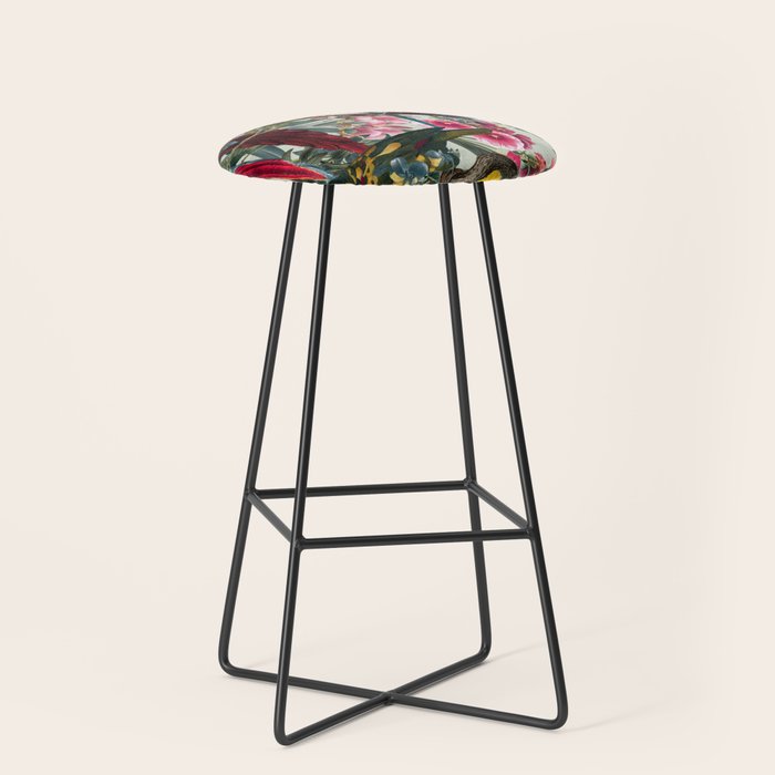 FLORAL AND BIRDS XXII Stool Gallery Image 1