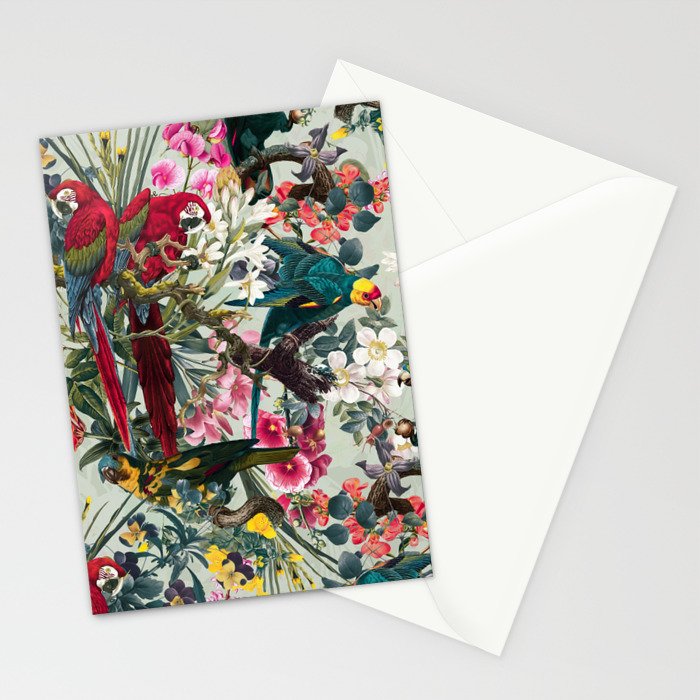 FLORAL AND BIRDS XXII Stationery Card Gallery Image 2