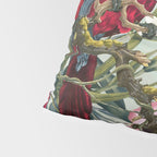 FLORAL AND BIRDS XXII Pillow Sham Gallery Image 4