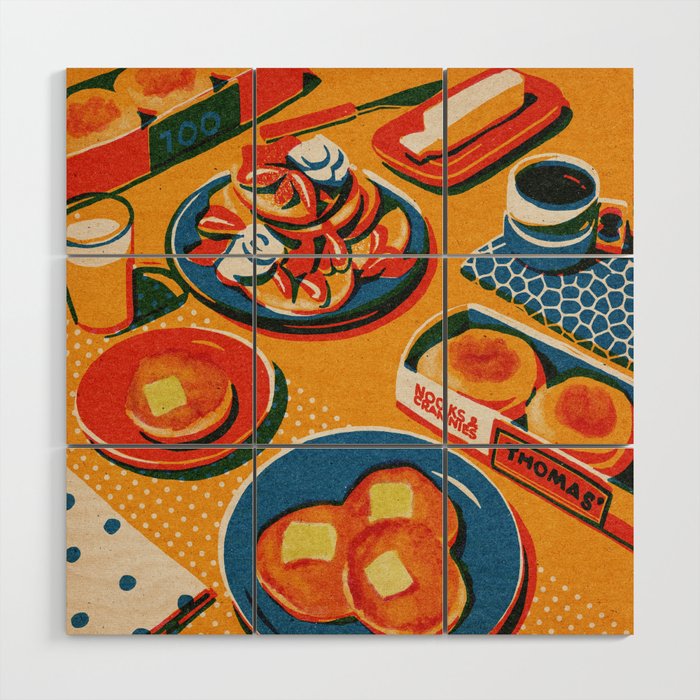 Breakfast O Wood Wall Art Gallery Image 1