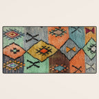 Traditional Vintage Moroccan Rug Desk Mat Gallery Image 3