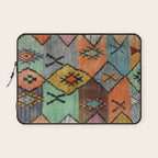 Traditional Vintage Moroccan Rug Laptop Sleeve Gallery Image 1