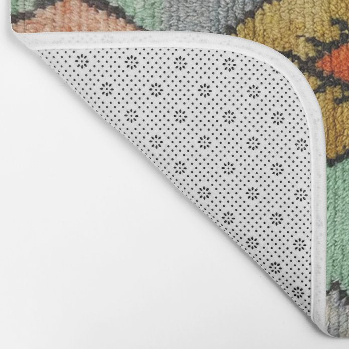 Traditional Vintage Moroccan Rug Bath Mat Gallery Image 2