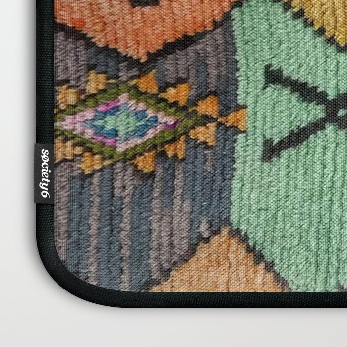 Traditional Vintage Moroccan Rug Laptop Sleeve Gallery Image 3