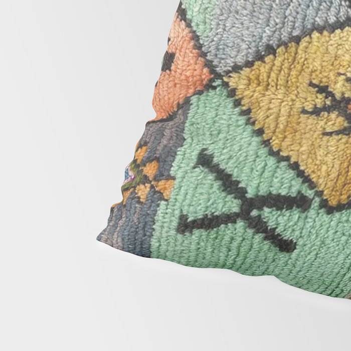 Traditional Vintage Moroccan Rug Pillow Sham Gallery Image 4