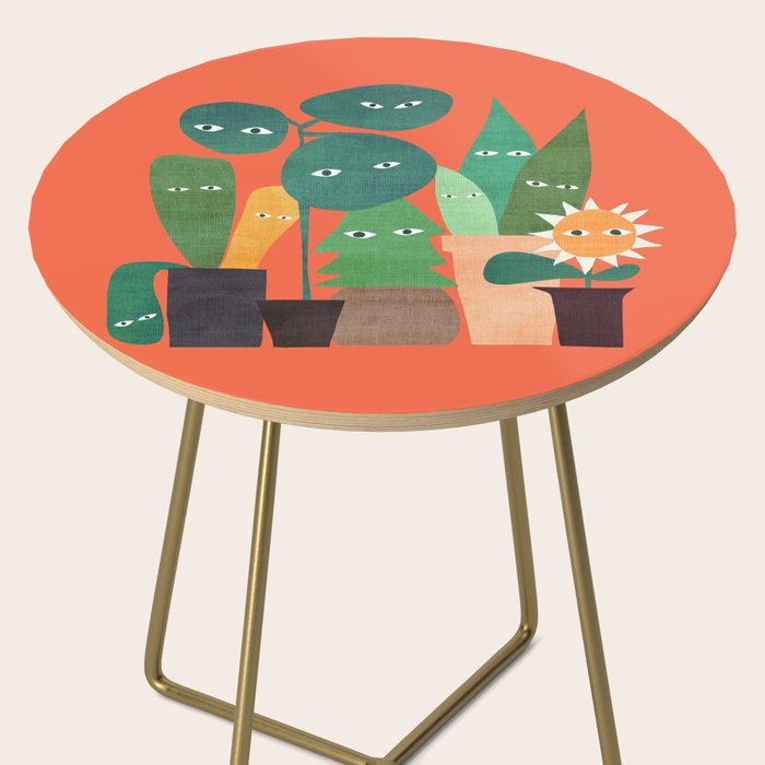 The plants are watching (paranoidos maximucho) Side Table Gallery Image 2