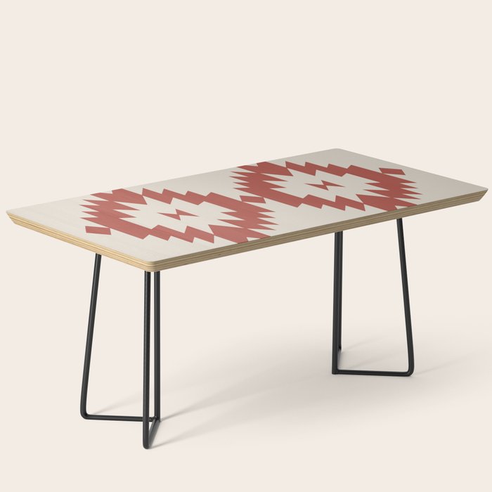 Southwestern Minimalism - Red Neutral Beige Coffee Table Gallery Image 1