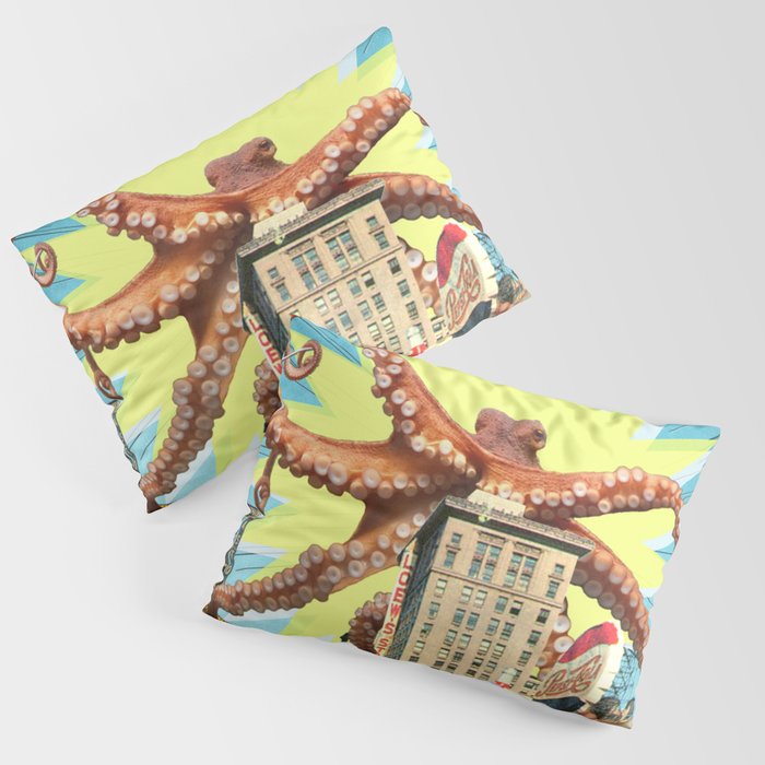 Attack of the Octopus Pillow Sham Gallery Image 1