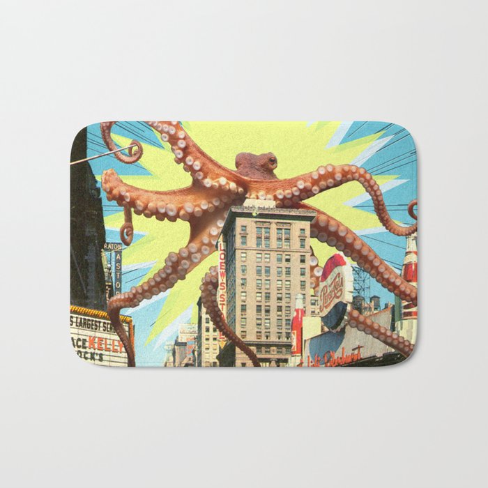 Attack of the Octopus Bath Mat Gallery Image 1