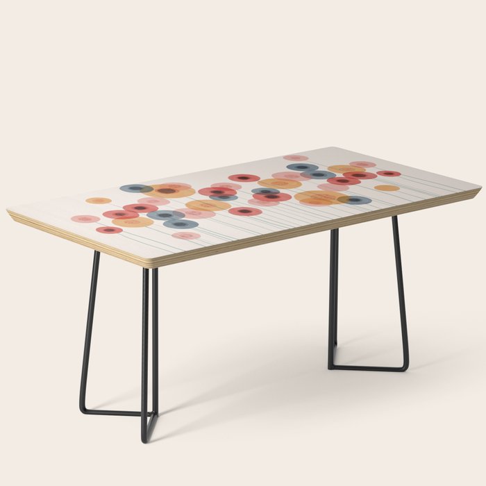 Landscape of flowers and dandelions Coffee Table Gallery Image 1