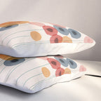 Landscape of flowers and dandelions Pillow Sham Gallery Image 3