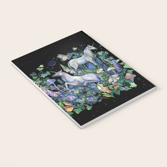 Unicorns Magical Rose Garden Notebook Gallery Image 3