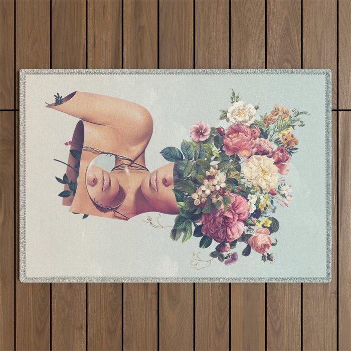 Flower-ism - Bouquet Pot Head Outdoor Rug Gallery Image 1
