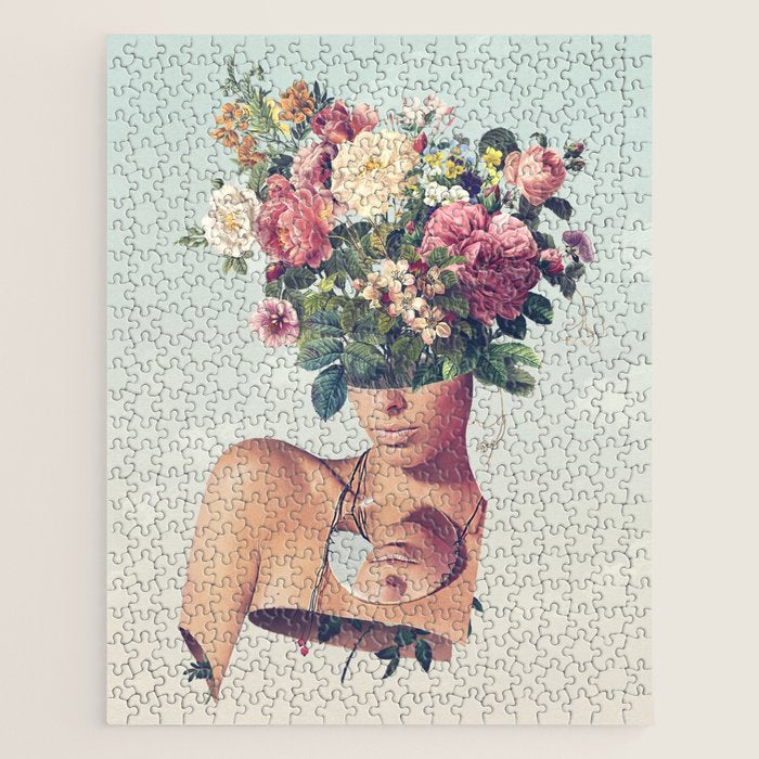 Flower-ism - Bouquet Pot Head Jigsaw Puzzle Gallery Image 1