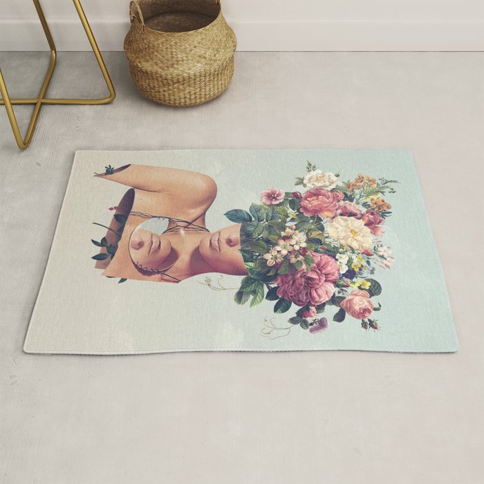 Flower-ism - Bouquet Pot Head Rug Gallery Image 1