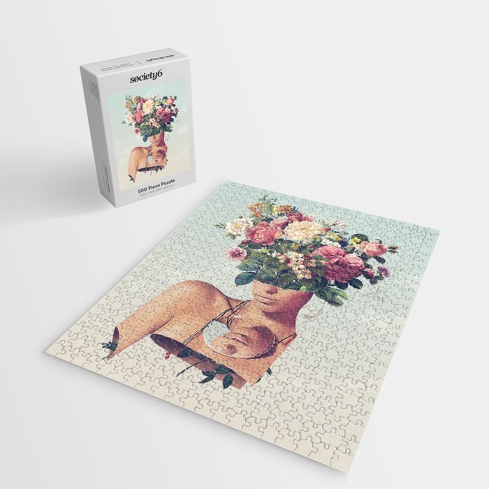 Flower-ism - Bouquet Pot Head Jigsaw Puzzle Gallery Image 2
