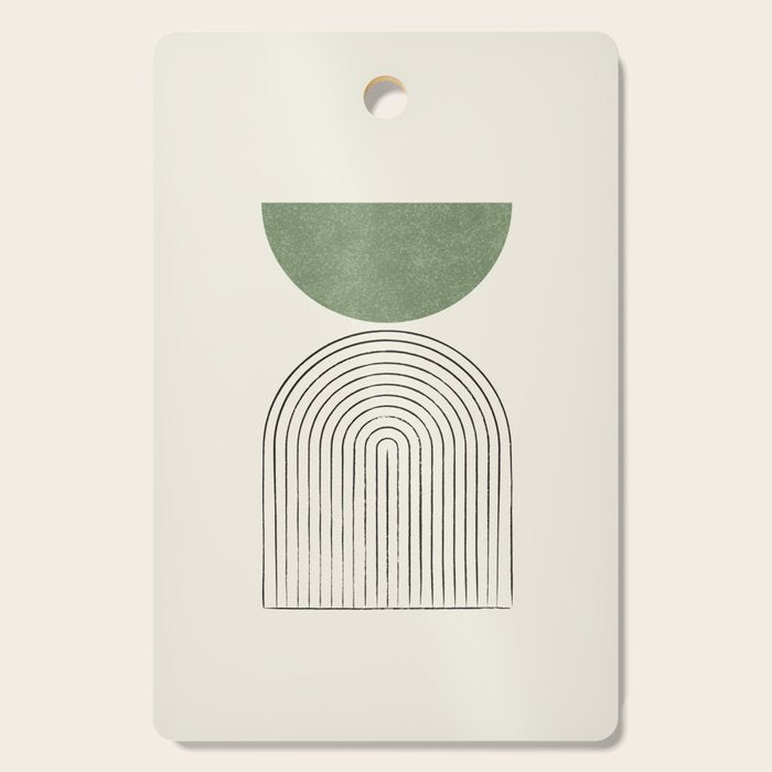 Arch balance green Cutting Board Gallery Image 1