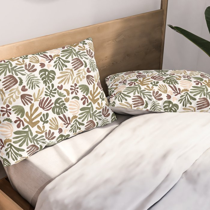 Matisse abstract jungle 17 Pillow Sham Gallery Image 2