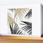 Gold Black Palm Leaves Dream #1 #tropical #decor #art #society6 Wall Mural Gallery Image 2