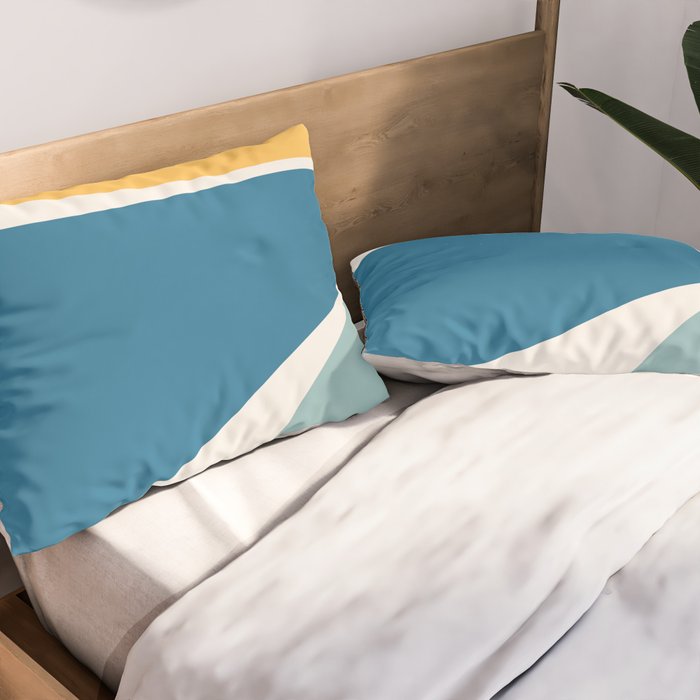 Minimalist Plant Abstract LXI Pillow Sham Gallery Image 2