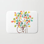 I bring flowers Bath Mat Gallery Image 1