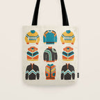 Vintage Skiwear Tote Bag Gallery Image 1