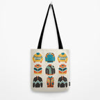 Vintage Skiwear Tote Bag Gallery Image 2