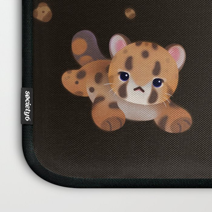 The year of big cat cubs - dark Laptop Sleeve Gallery Image 3