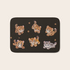 The year of big cat cubs - dark Bath Mat Gallery Image 1